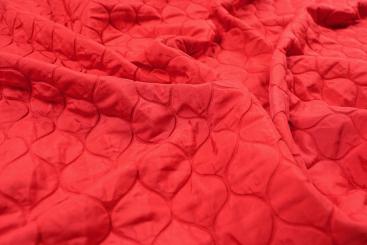 Steppstoff - Ornament-Stepp - Rot 