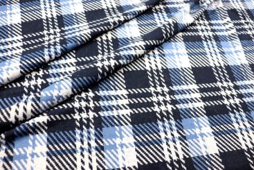 Fashion Flanell - Blue Checks 