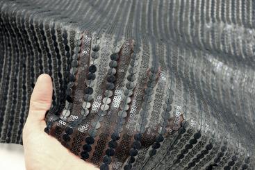 Transparenter Bekleidungsstoff - Dark Blue Temptation 