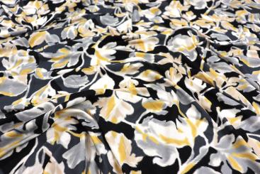 Viskosejersey - Blurry Blossom 