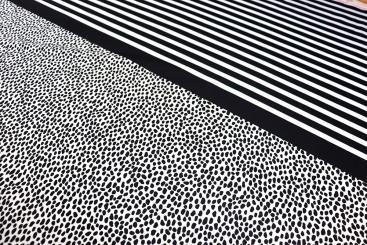 Sportjersey Panel - Dotty Stripey 