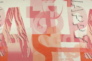 Viskosestoff leicht und transparent - Happy A 