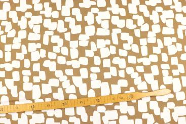 Baumwoll-Stretch - Blocky Sand 