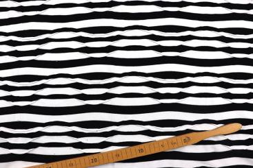 Strukturjersey - Wavy Stripes 