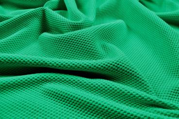 Piqué Stretch - Wiesengrün 