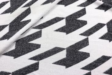 Strickstoff Mohair-Style - Riesen-Hahnentritt 