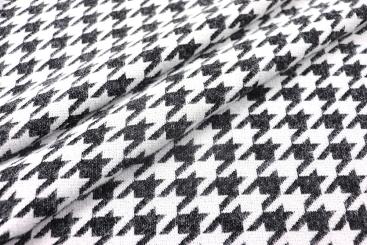 Strickstoff Mohair-Style - Hahnentritt 