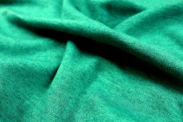 Strickjersey glatt - Grün Melange 