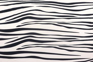 Viskosejersey - Navy Wavy 