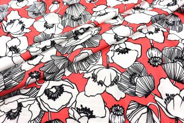 Viskosejersey - Dawn of Flowers 