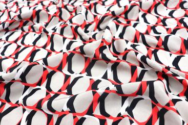 Viskosestoff - Lissabon Red 