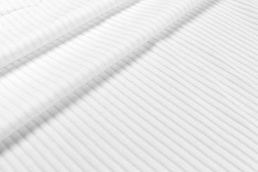 Tanzkleiderstoff - Streifenstruktur - Weiß 