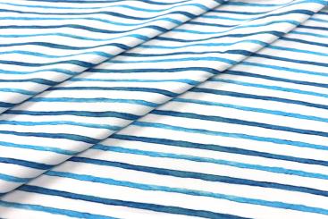 Jersey - Blaue Streifen 