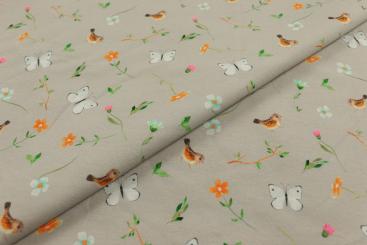 Jersey - Flora & Fauna - Hellgrau 