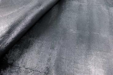 Echtleder-Haut geprägt - Reptile Square - 1 qm 