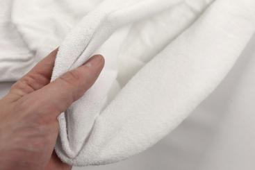 Frottee-Stretch-Schlauch - Weiß 