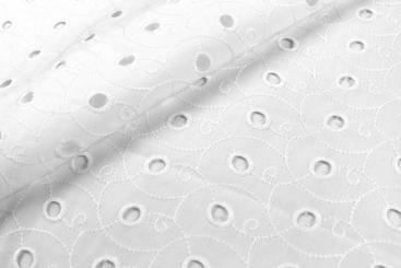 Baumwoll-Lochstickerei - Anna 