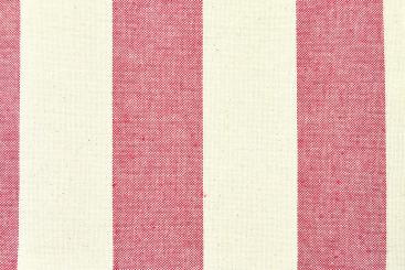 Segeltuch Nature - 280 cm - Blockstreifen - Rot 