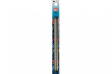 Strumpfstricknadeln Prym 20 cm - 3,0 mm Grau ALU 