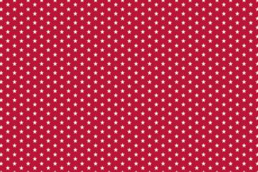 Tischdeckenstoff Bella - Mini-Sterne Rot