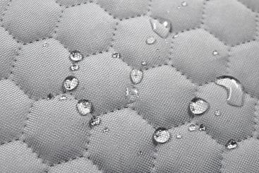 Polyesterstoff - reißfest und wasserabweisend - Bienenwaben-Stepp 