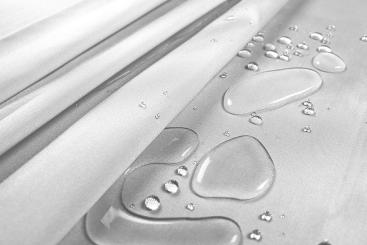 Duschvorhangstoff Anti-Schimmel - Bleiband - 220 cm 