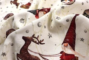 Jacquard Glitzer - Wichtel-Weihnacht 