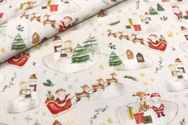 Weihnachtsstoff - Süße Weihnachtswelt 