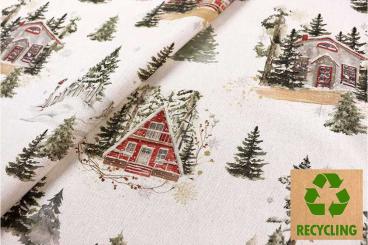 Recycling-Dekostoff - Winter Lodge 