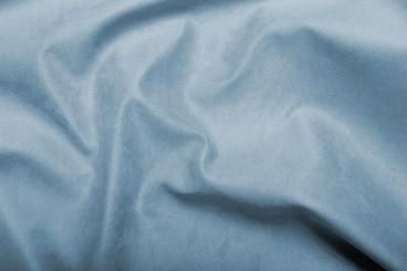 Möbel Velours Lederimitat Taubenblau