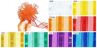 Ziehschleifenband 40 mm - 25 Meter Rolle 