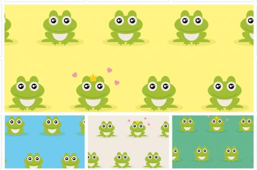 Baumwoll-Mundschutzstoff - Froschkönig