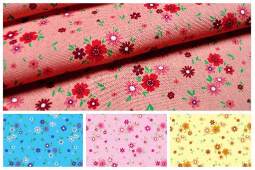 Baumwollstoff - Blümchen