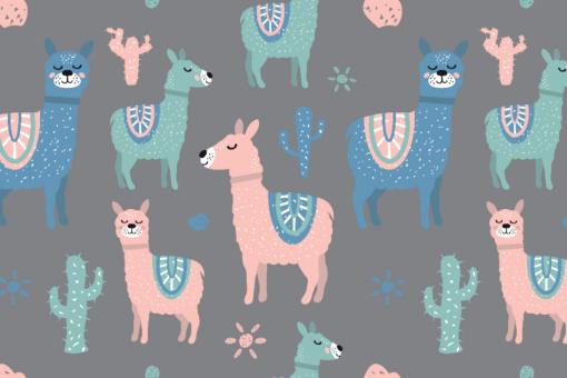 Voile - Sleeping Alpacas