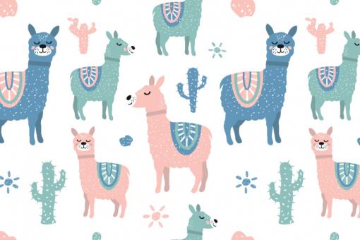 Voile - Sleeping Alpacas