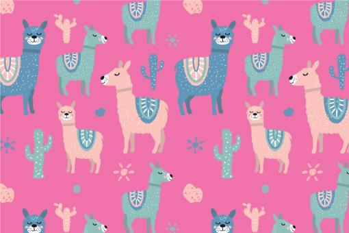 Dekostoff - Sleeping Alpacas