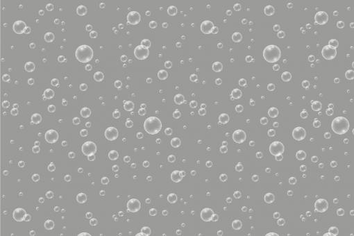 Baumwollmix - Luftblasen Grau/Weiß