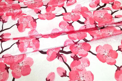 Pannesamt - China Kirschblüte