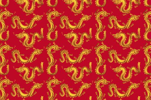 Pannesamt - China-Drache