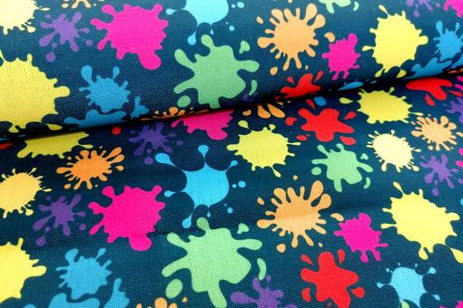 Outdoorstoff-Farbklekse