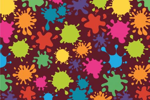 Outdoorstoff-Farbklekse