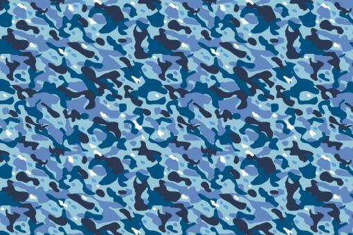 Baumwollstoff Lima - Camouflage Maritim