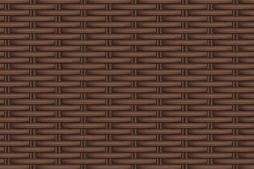 Akustikstoff perm. schwer entfl. - Rattan-Optik