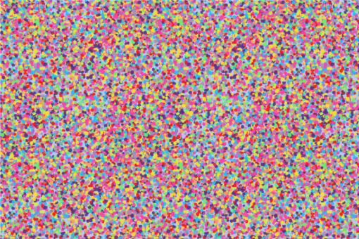 Satin Stoff - Konfetti