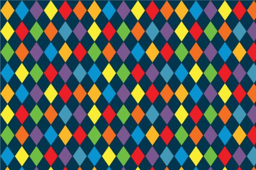 Satin - Crazy Diamonds - Nachtblau - 3,0 Meter