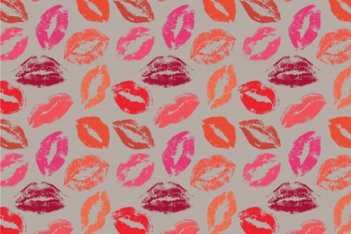 Baumwoll-Mundschutzstoff - Sweet Kiss