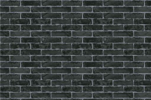 Blackout perm. schwer entflammbar - Backsteinmauer