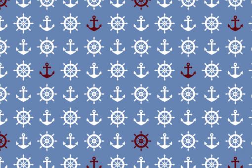 Blackout perm. scher entflammbar - Marine-Welt Steuerrad/Anker