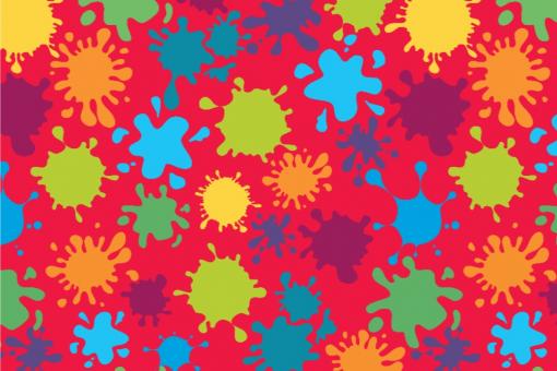 Outdoorstoff-Farbklekse