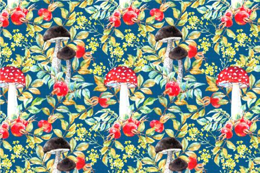 Dekostoff - Herbstwald